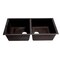 Alfi Brand Chocolate 34" Undermount Dbl Bowl Granite Composite Kitchen Sink AB3420UM-C - alternate 6